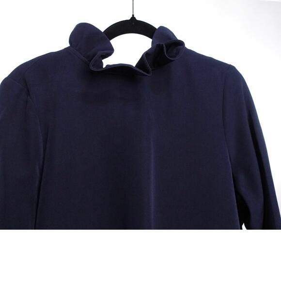 Tuckernuck Daphne Dress Navy Mod Collar Size Large *Read* NWT - Picture 6 of 13